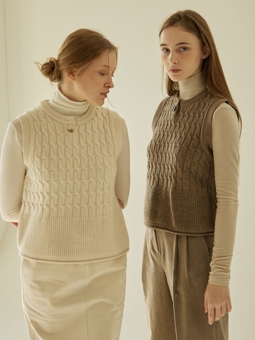 Wool-tencel Blend Turtleneck 3 Color