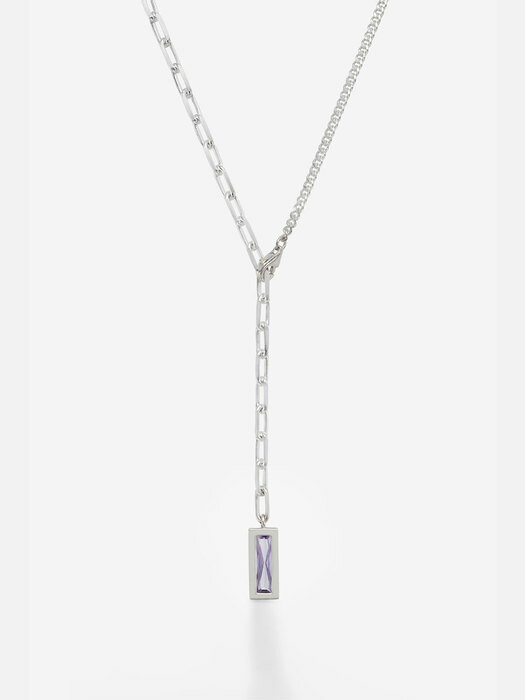 Riley Long Necklace Lavender