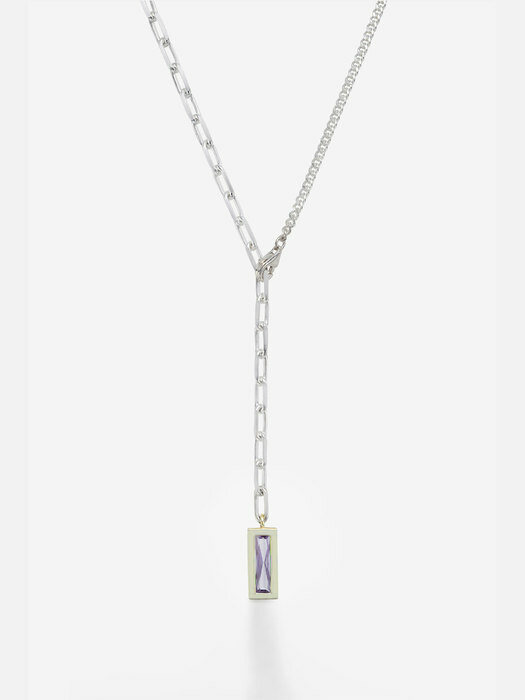 Riley Long Necklace Lavender