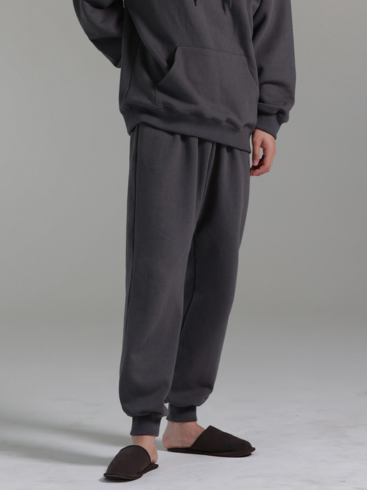 UNISEX COTTON DARK GRAY SWEAT PANTS