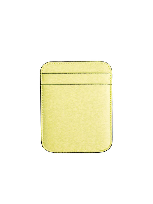 Signature Card Holder_ Lemon yellow