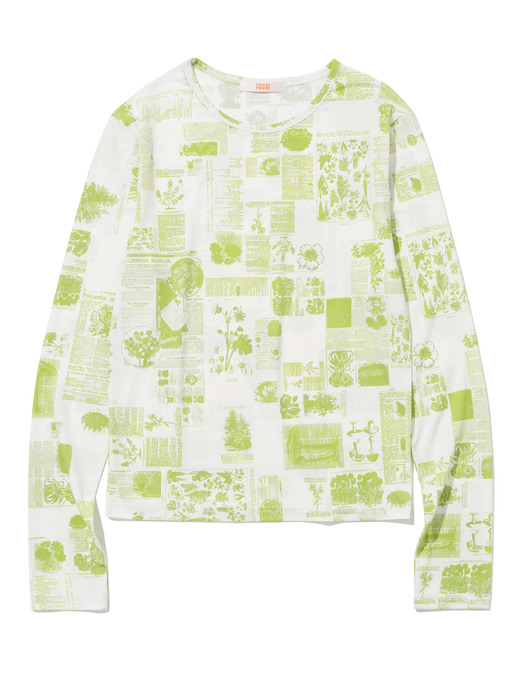 Fairy Garden Long Sleeve T-shirt [GREEN]