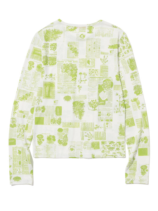 Fairy Garden Long Sleeve T-shirt [GREEN]