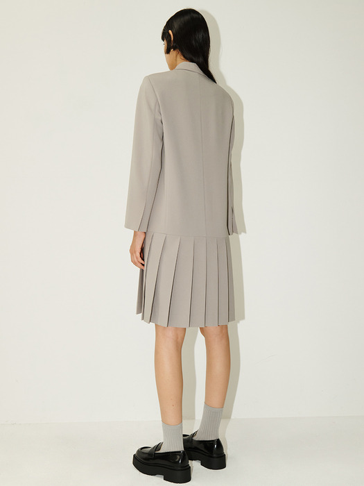 [Drama Signature] Pleated Blazer Dress