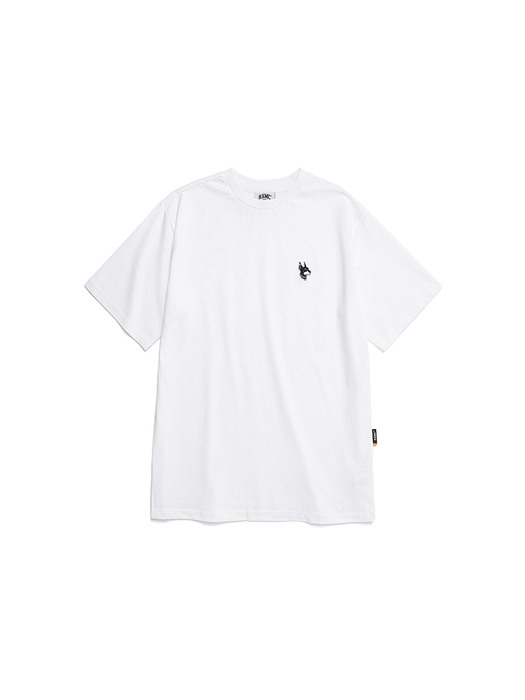 PINSCHER SMALL PATCH T-SHIRT WHITE (RATS320A) 