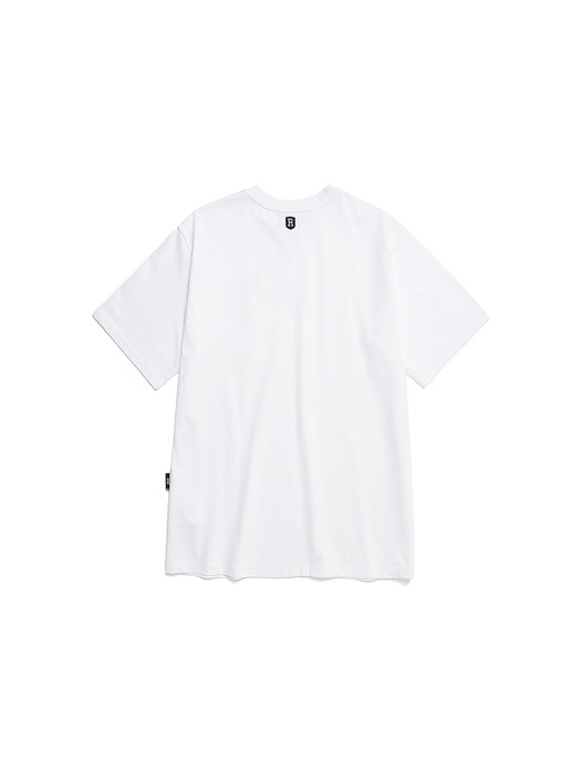 PINSCHER SMALL PATCH T-SHIRT WHITE (RATS320A) 