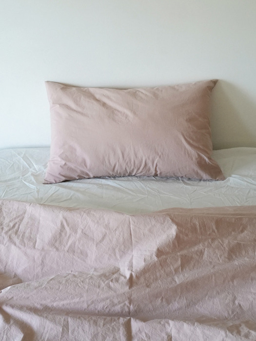 Pink Beige pillow cover