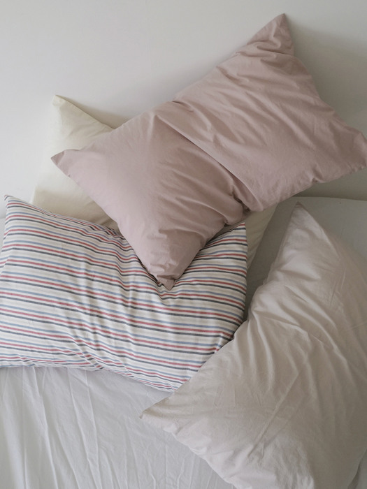 Pink Beige pillow cover