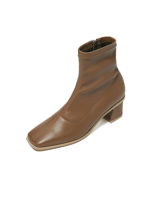 BB Span Ankle Boots_Walnut Brown