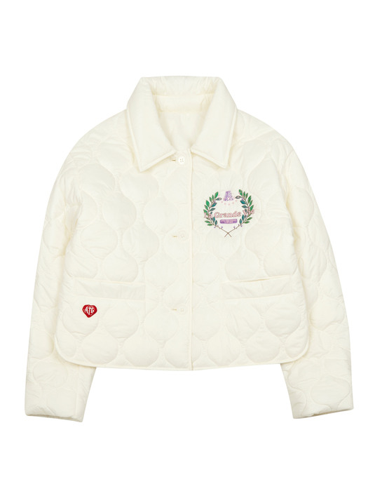 QUILTING JACKET IVORY