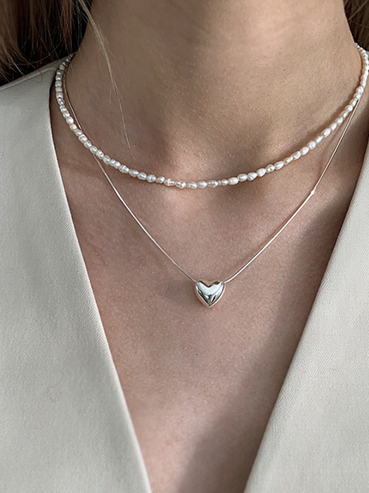 Cute heart necklace