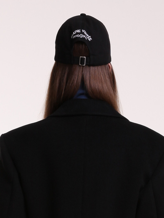 VENTE logo embroided black ball cap
