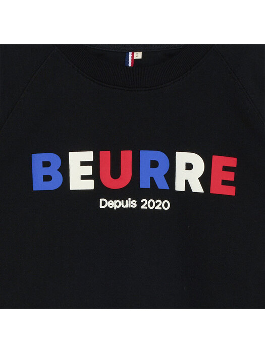 ep.7 BEURRE Sweatshirt (BLACK)