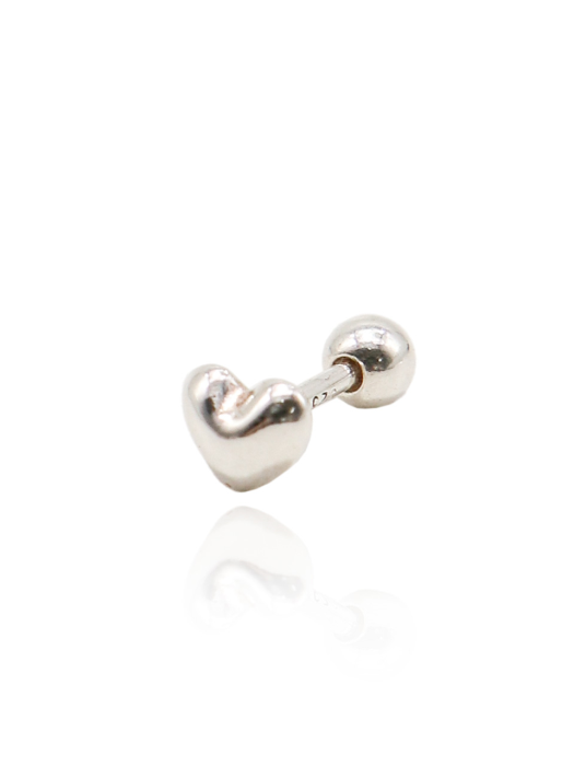 Volume Heart Silver Piercing Ie305 [Silver]