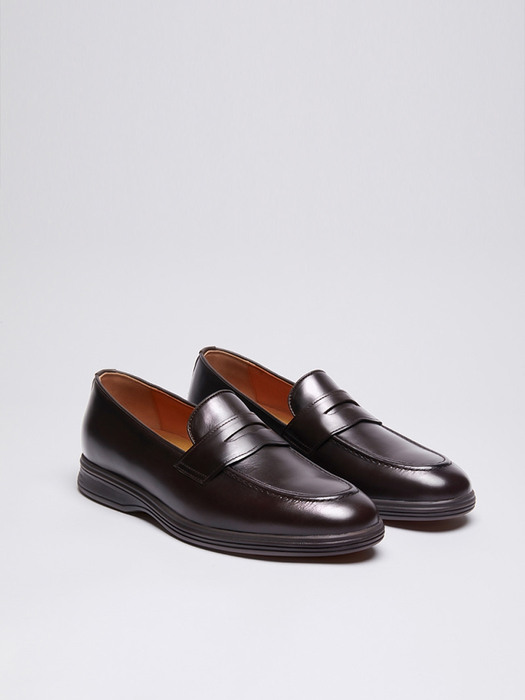 scaboro aston loafers DEEP BROWN