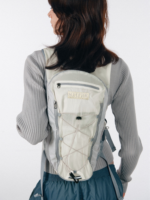 스컬프터]Light Weight Backpack Ivory / Pale Gray