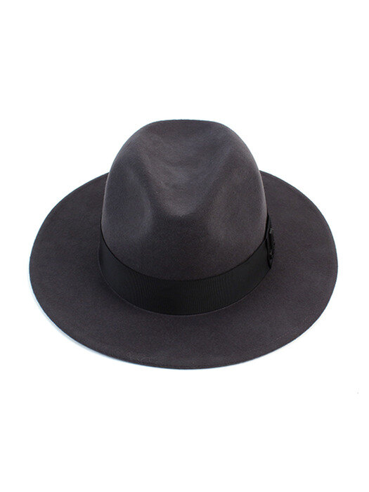 Basic Line Gray Wool Fedora 울페도라