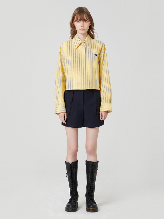 Le Match Tailored Cropped Shirts _QWSAX23211YEX