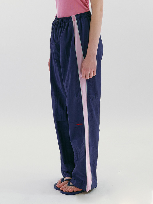 RB Side Point Nylon Cargo Pants Navy