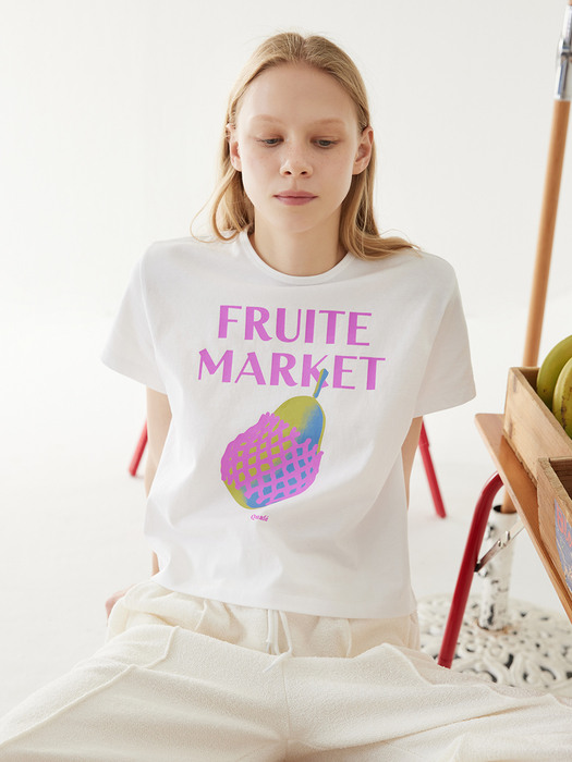 PEAR PRINT T-SHIRT