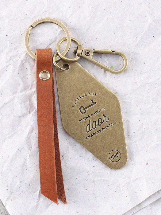 [각인] Dickens Key Ring-Leather Strap