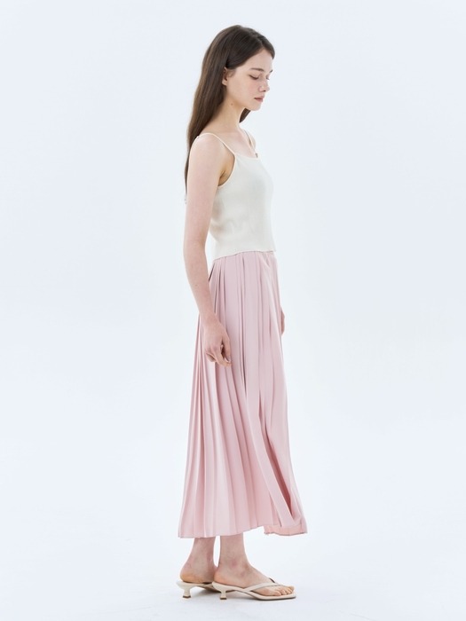 Pleated Maxi Skirt_2color