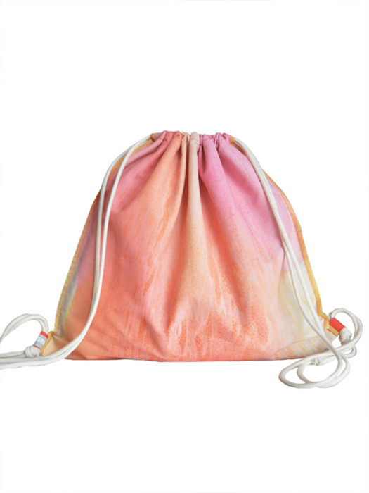 Peach sherbet string bag