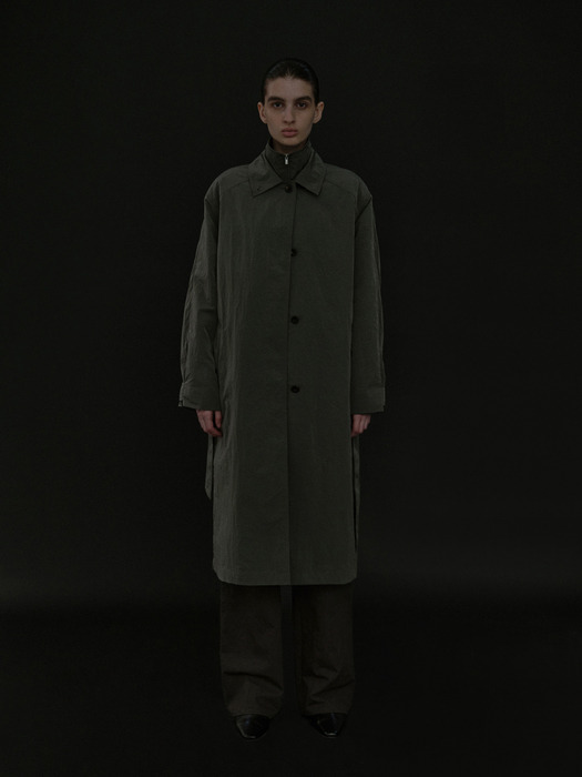 wind trench coat (khaki)