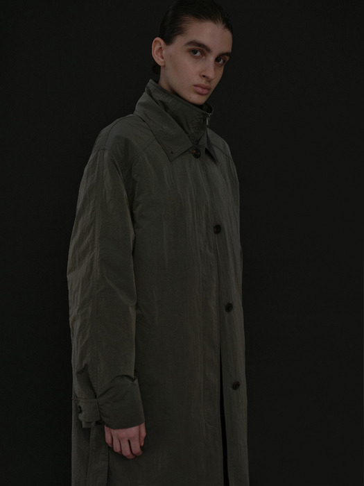 wind trench coat (khaki)