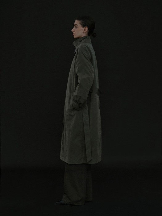 wind trench coat (khaki)