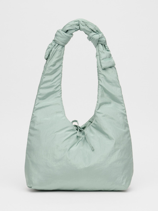 EMMA PADDING SHOULDER BAG_LIGHT GREEN