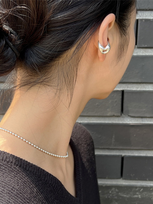 [Silver925] Heart hands ear cuff