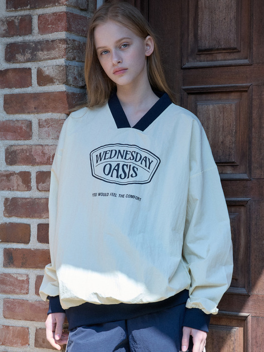 W/Signature Nylon Raglan Sweatshirt (5color)