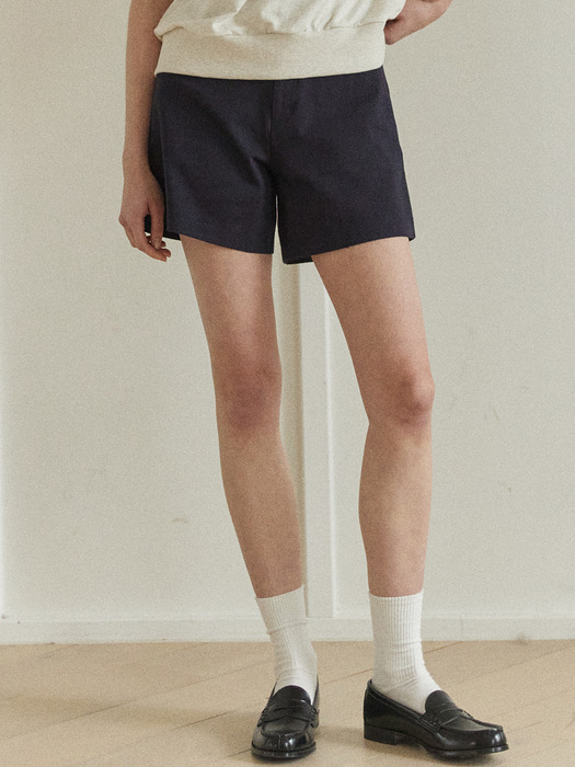Hope Classic Cotton Shorts - Navy