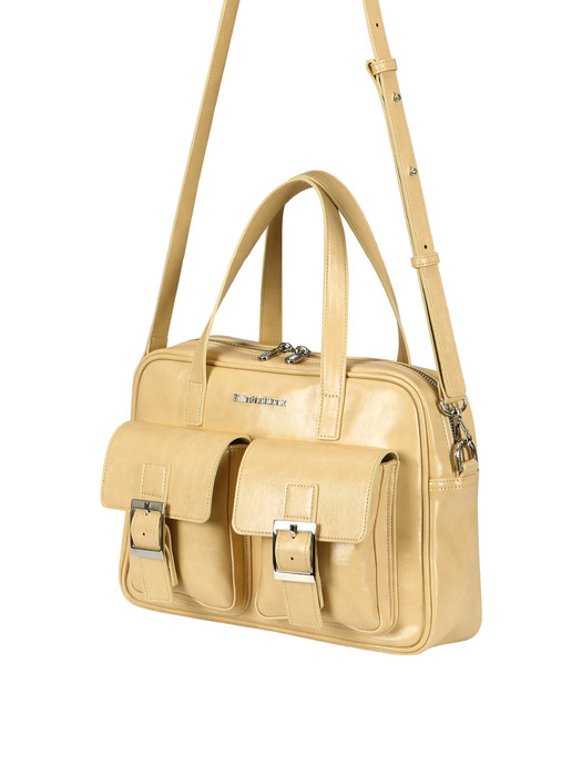 PK Middle Shoulder Bag (glossy)(butter)