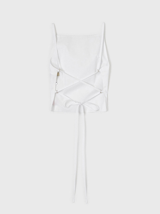 Hatch String Tank Top (White)