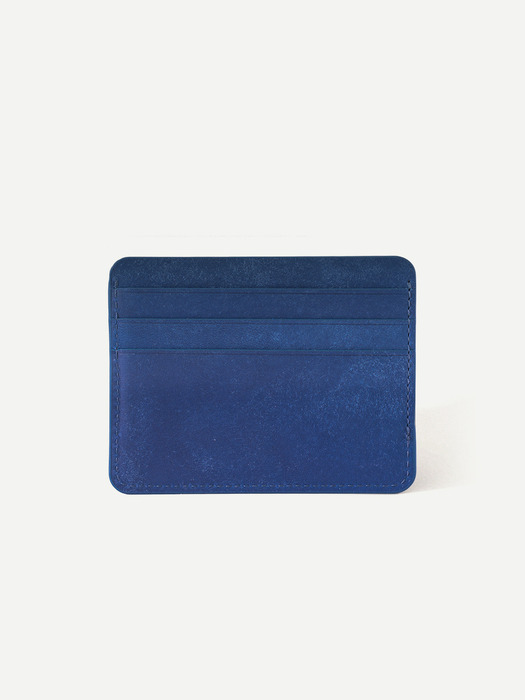 3단 페블 카드지갑 블루(3Pebble Card Wallet Blue)