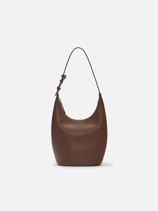 Mini Around hobo bag Brandy brown