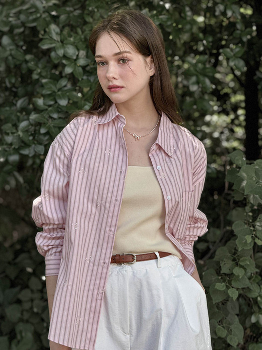 Lautre Stripe Ribbon shirts