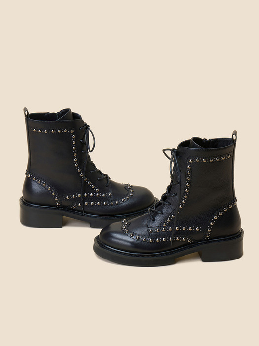 Stud point walker boot(black)_DG3CW24512BLK