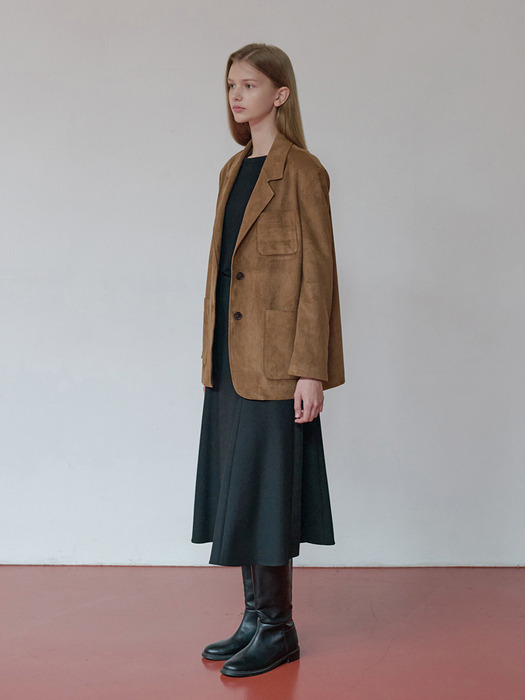 25FN high waist full skirt [BK]