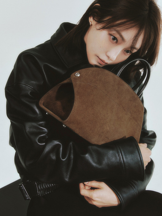 [단독]Nadel Bag_Suede Brown