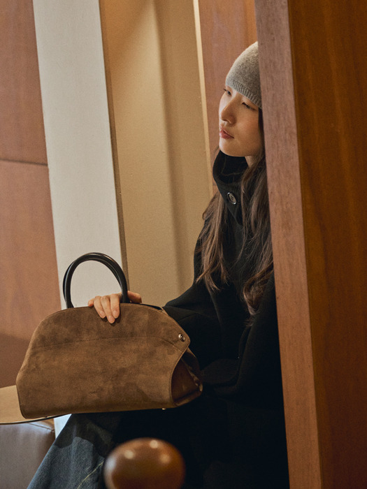 [단독]Nadel Bag_Suede Brown