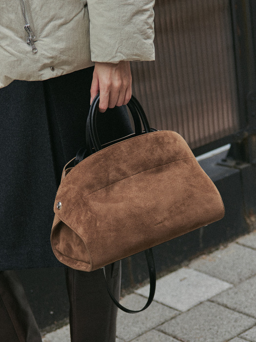 [단독]Nadel Bag_Suede Brown