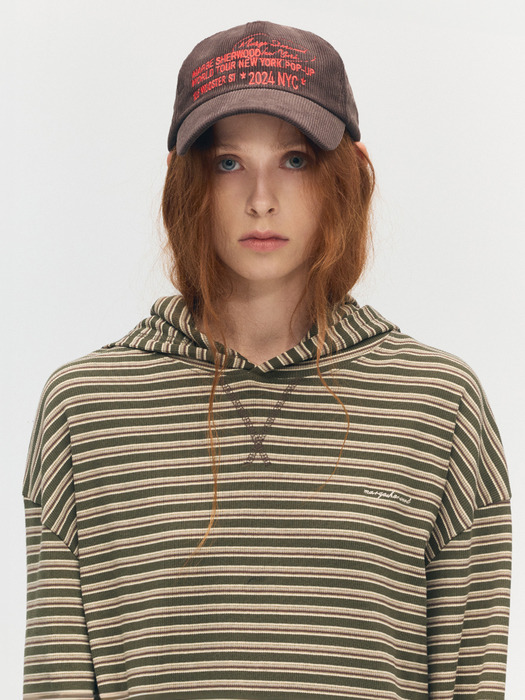 CORDUROY NEW YORK BALLCAP_brown