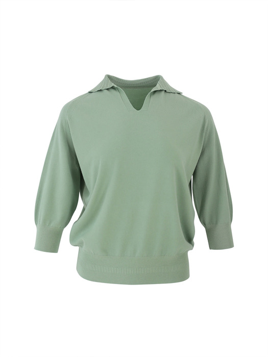 V Collar Neck Raglan Capri Knitwear (3colors) VKNIT_050