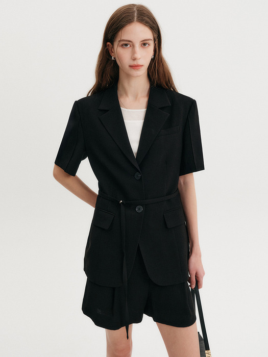 [4차 리오더][SET-UP]엠마 린넨 스트랩 자켓 / EMMA LINEN STRAP JACKET_3colors