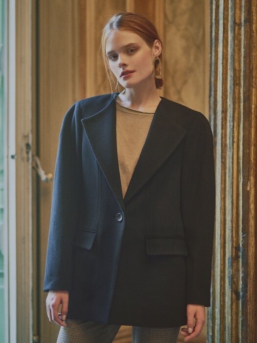 CASHMERE BLAZER BLACK