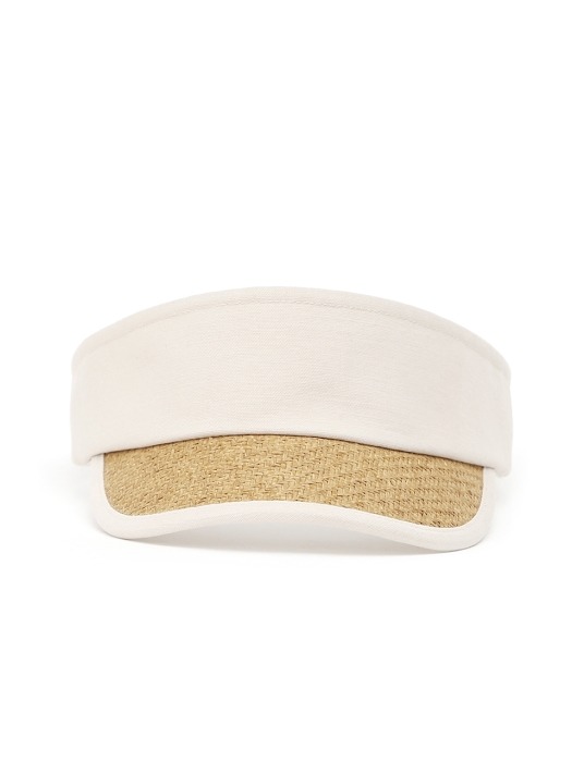 SUN VISOR / RATTAN / OATMEAL