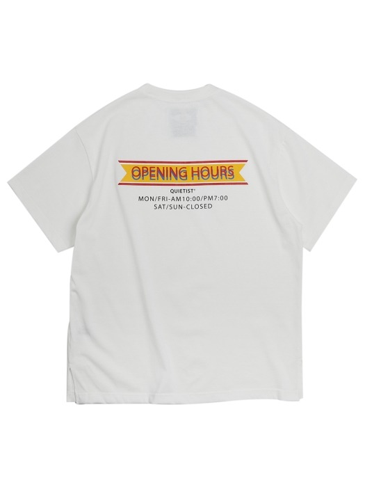 Opening Hours OG T-shirts (white)